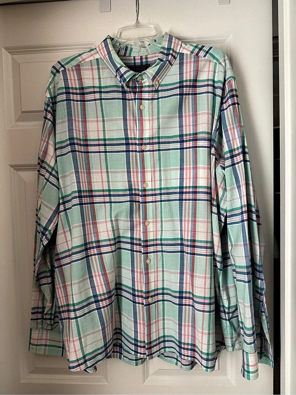 Vineyard Vines Plaid Button Down Shirt XXL Men’s